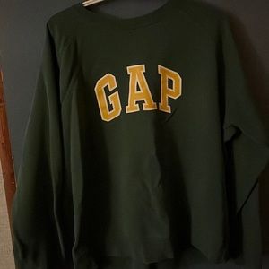 Gap Long-sleeve pullover sweater green large